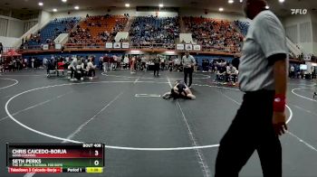 138 lbs 1st Place Match - Seth Perks, The St. Paul`s School For Boys vs Chris Caicedo-Borja, Good Counsel