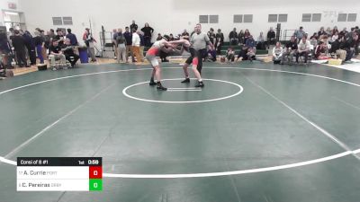 126 lbs Consi Of 8 #1 - Aiden Currie, Portland/Cromwell vs Caden Pereiras, Derby/Oxford/Holy Cross