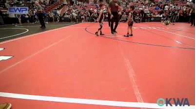 40 lbs Quarterfinal - Benjamin Kroll, Raw Wrestling Club vs Greyson Summitt, Wolfpak Wrestling