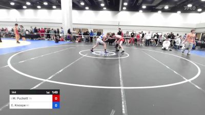 144 lbs Rd Of 32 - Malachi Puckett, Tn vs Everett Knospe, Wi