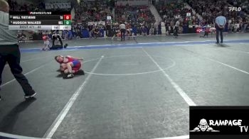 88 lbs Cons. Round 1 - Hudson Walker, Wellington vs Will Tietjens, Team Hawks