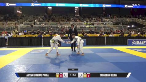 Sebastian Rocha vs Airyan Leonidas Parra 2025 Pan Kids Jiu-Jitsu IBJJF Championship