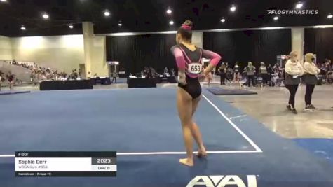 Sophie Derr - Floor, WOGA Gym #653 - 2021 USA Gymnastics Development Program National Championships
