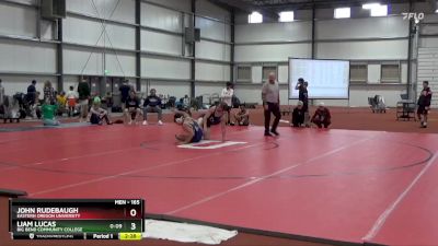 165 lbs Cons. Semi - John Rudebaugh, Eastern Oregon University vs Liam Lucas, Big Bend Community College