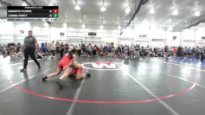 141.8-151.4 lbs Round Robin 5 - Madisyn Flores, PA vs Carma Forty, PA