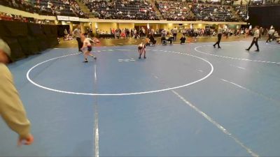 5th - 6th grade - 63 Semis - Auben Sweeting, The Royal Wrestling Club vs Kale McDermott, Outlaw Wrestling Club