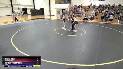 131 lbs Round 4 - Emma Roe, Manchester vs Jenna Thompson, Trine