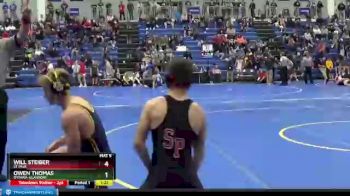 150 lbs Quarterfinal - Owen Thomas, OTTAWA-GLANDORF vs Will Steiber, ST PAUL