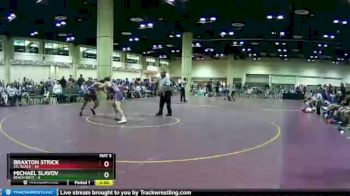 145 lbs Round 4 (8 Team) - Braxton Strick, STL Black vs Michael Slavov, Beach Boyz