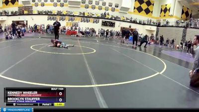 60 lbs Round 1 - Kennedy Wheeler, Contenders Wrestling Academy vs Brooklyn Stauffer, Midwest Xtreme Wrestling