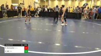 107 lbs Prelims - Hunter Schroeder, McGuffey vs Zach Hill, Freedom