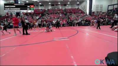55 lbs Final - Kyng Walker, Barnsdall Youth Wrestling vs Rocky Johnson, Team Of Hard Knox
