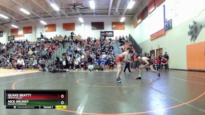 150 lbs Semifinal - Nick Brunst, Buckeye (Medina) vs Quake Beatty, Indian Valley