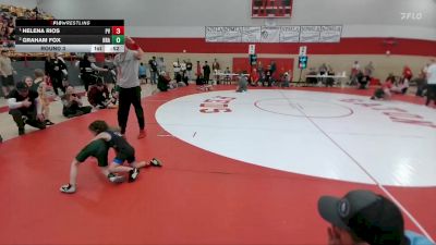 33-35 lbs Round 3 - Helena Rios, Platte Valley vs Graham Fox, HRA