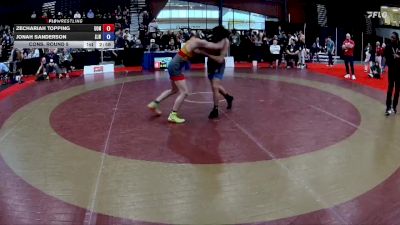 60kg Cons. Round 5 - Zechariah Topping, Saskatoon Junior Huskies vs Jonah Sanderson, Saskatoon Junior Huskies