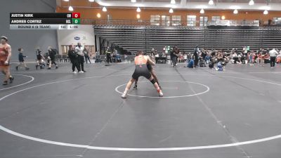 120 lbs Round 6 (8 Team) - Justin Kirk, Crossroads Wrestling vs Andres Cortez, NC Legend