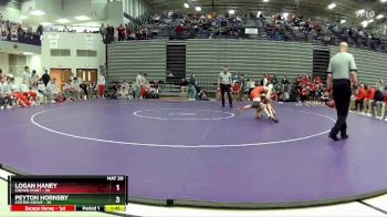 144 lbs Semis & 1st Wrestleback (8 Team) - Peyton Hornsby, Center Grove vs Logan Haney, Crown Point