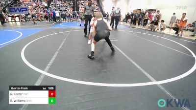 106 lbs Quarterfinal - Race Foster, Tahlequah Wrestling Club vs Ryker Williams, Sperry Wrestling Club