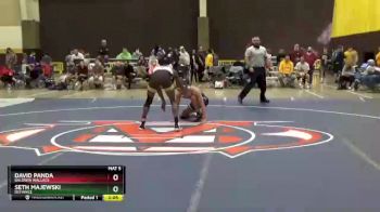 133 lbs Quarterfinal - Seth Majewski, Defiance vs David Panda, Baldwin Wallace