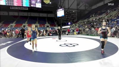 100 lbs Champ. Rd Of 64 - Peyton Brazzle, KS vs Cassidy McCallister, IA