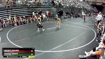 55 lbs Semis & 1st Wrestleback (8 Team) - Phoenix Wright, Kansas Cobra vs Vincent Vonasek, Nebraska Maize