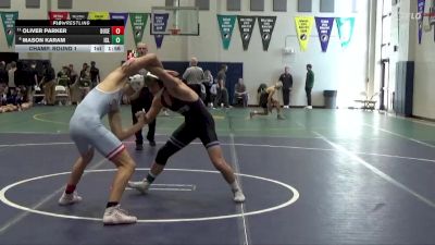 144 lbs Champ. Round 1 - Oliver Parker, Dubuque Senior vs Mason Karam, Iowa City, Liberty