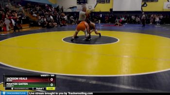 190 lbs Champ. Round 1 - Jackson Veals, Blaine vs Maxton Gaiten, Everett