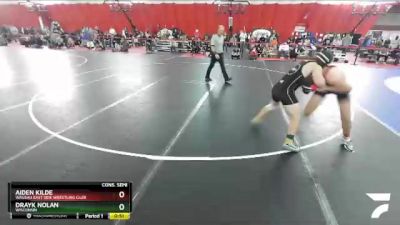 165 lbs Cons. Semi - Drayk Nolan, Wisconsin vs Aiden Kilde, Wausau East Side Wrestling Club