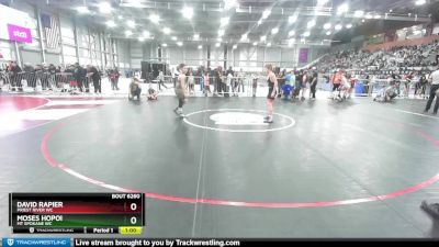 108 lbs Cons. Round 2 - Moses Hopoi, Mt Spokane WC vs David Rapier, Priest River WC