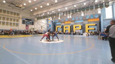 285 lbs Semifinal - Jahlil Settles, St Georges Tech HS vs Takai Fearon, Smyrna H S