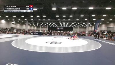 145 lbs Semis - Layla Risler, Victory School Of Wrestling vs Hayden Bratland, Iowa