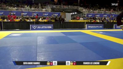 Sofia Marie Ramirez vs Francis Lee LeMoine 2026 Pan Kids Jiu-Jitsu IBJJF Championship