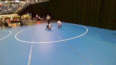 5th - 6th grade - 82 Champ. Round 1 - Lane Sass, Viking Wrestling Club (IA) vs Enzo Reyes, Iowa