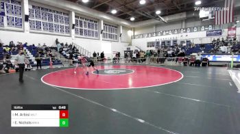 152 lbs Consi Of 8 #2 - Michael Arbisi, Wilton vs Ella Nichols, Bristol Eastern