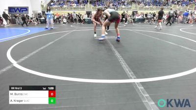 117 lbs Rr Rnd 3 - Mia Burns, Cowboy Wrestling Club vs Abrianna Kreger, Blackwell Wrestling Club