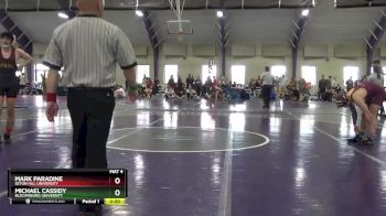 133 lbs Champ. Round 2 - Mark Paradine, Seton Hill University vs Michael Cassidy, Bloomsburg University