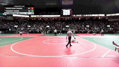 85 lbs Round 1 - Brantleigh Franks, PPY2 vs Kennedy Nader, RIKA