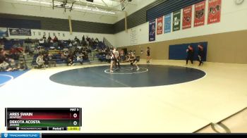 190 lbs Semifinal - Dekota Acosta, Jenkins vs Ares Swain, Newport