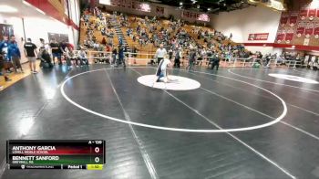 120 lbs 3rd Place Match - Bennett Sanford, Greybull MS vs Anthony Garcia, Lovell Middle School