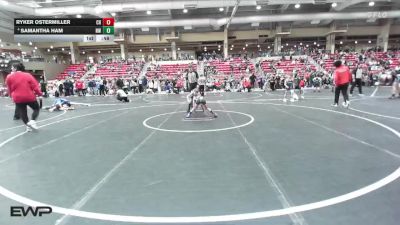 58 lbs Cons. Round 4 - Samantha Ham, Nebraska WA vs Ryker Ostermiller, Colorado Hammers