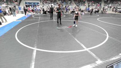 90 lbs Quarterfinal - Fletcher Jefferson, Pryor Tigers vs Jeremy Luthy, Owasso Takedown Club