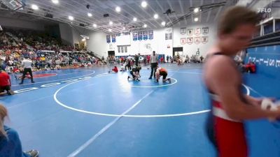 215 lbs Round 1 - Cooper Baumgartner, Carey Jr High vs William Depue, Laramie Middle School