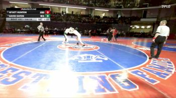 144-1A Champ. Round 1 - David Eaton, Wesleyan vs Wyatt Hunton, Armuchee