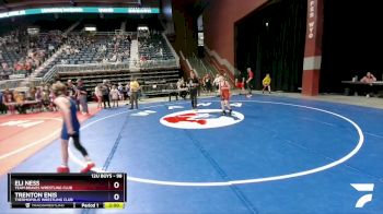 98 lbs Semifinal - Eli Ness, Team Braves Wrestling Club vs Trenton Enis, Thermopolis Wrestling Club