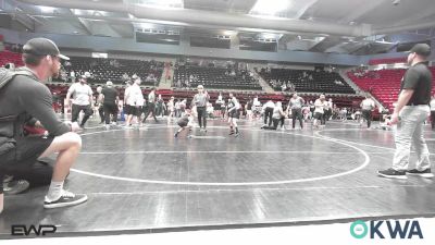 55 lbs Consi Of 4 - Onan McElrath, Owasso Takedown Club vs Sawyer Oktay, Broken Arrow Wrestling Club