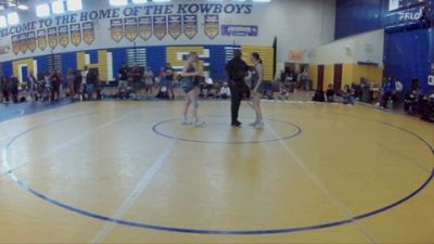 124 lbs Champ. Round 1 - Callie Delorenzo, Camden Outsiders vs Jada Williams, Mayhem Wrestling