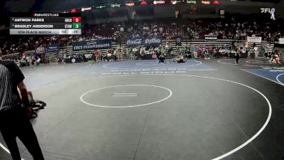 D 1 175 lbs 5th Place Match - Bradley Anderson, St. Amant vs Antwon Parks, Holy Cross