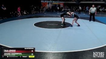 107G Quarterfinal - TALIA JENKINS, Chugiak High School vs Hayden VanderPool, Colony High School