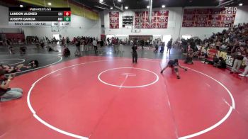 130-136 lbs Quarterfinal - Landon Alonzo, Canyon High School vs Joseph Garcia, Arreola Wrestling Club