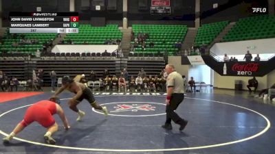 287 lbs Semifinals (8 Team) - Marquaes Lambert, Daphne vs John David Livingston, Vestavia Hills